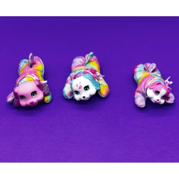 Puppy Surprise Rainbow Tie Dye Plush Dog with 3 Puppies 1 Barks Just Play 2016 - Picture 14 of 16